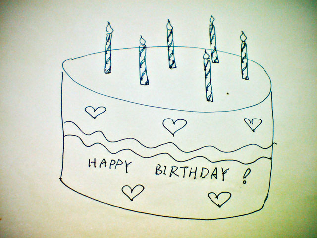 Two Cakes in My First Birthday in Nanjing