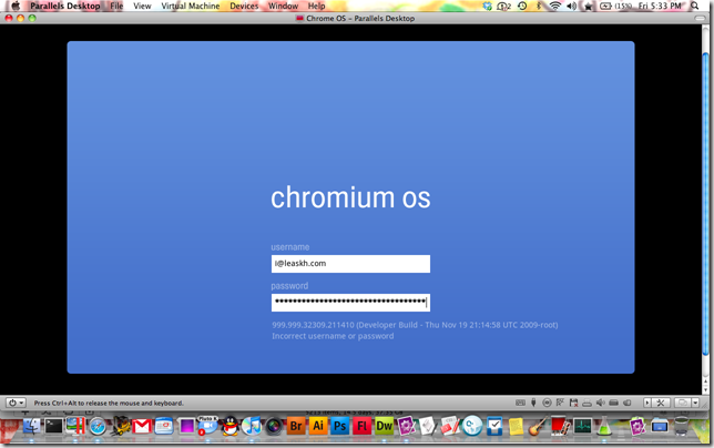随便看看Chrome OS