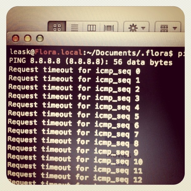 Google DNS 被墙。 cc @guao (Taken with instagram )