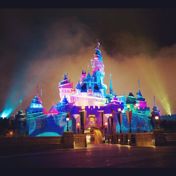 Sleeping Beauty Castle (Taken with instagram )