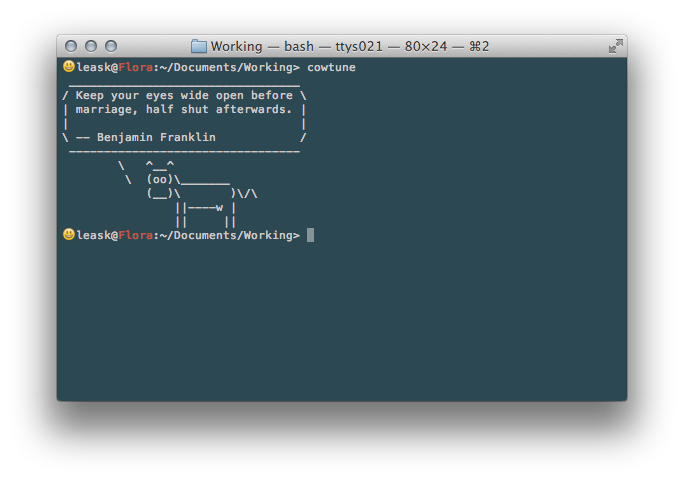 My Bash Prompt