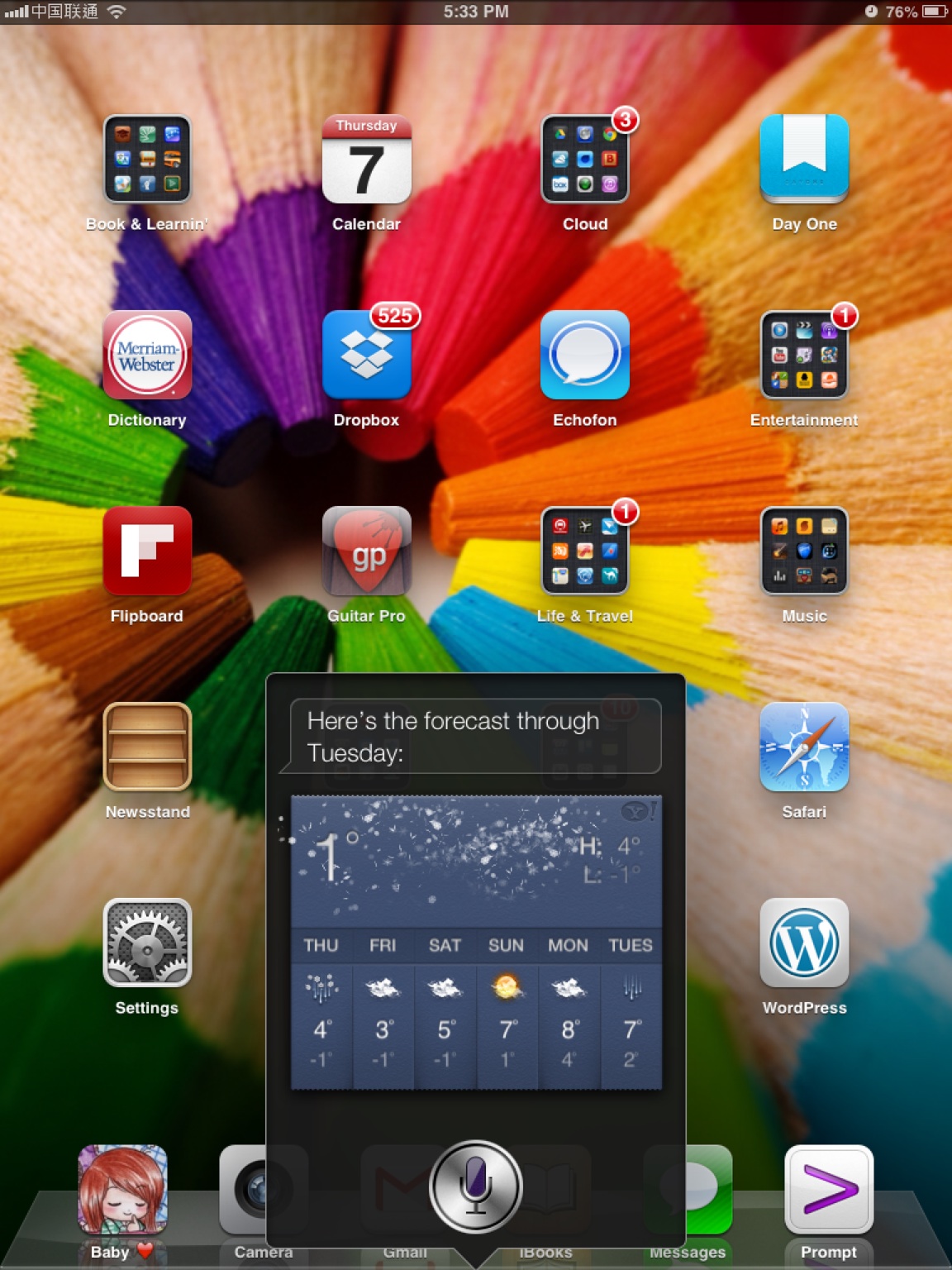 Snow iPad. at Shanghai Pudong Int