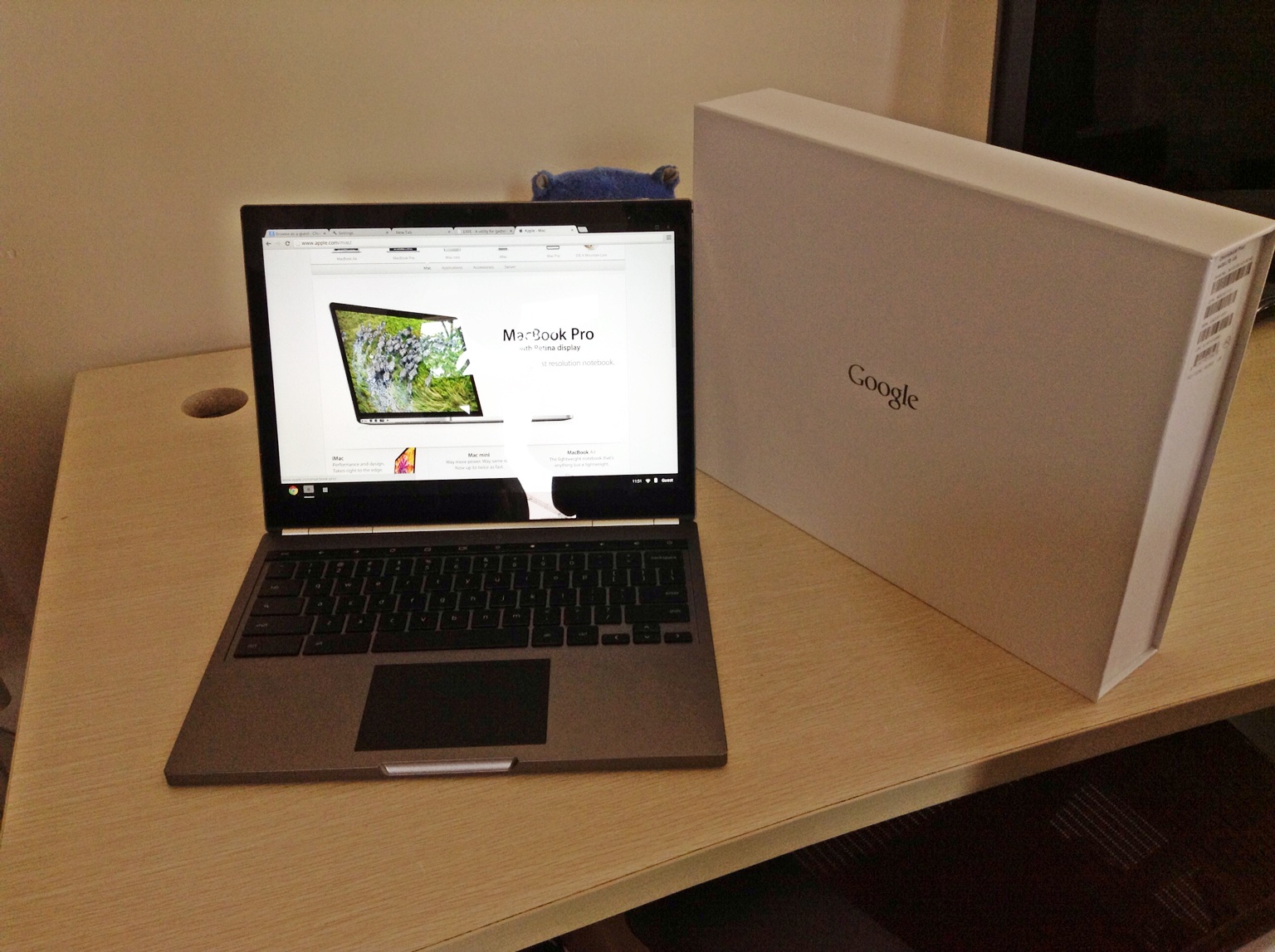 #ChromebookPixel 相当不错。可惜我目前还不能完全「活在」浏览器中。 at 子时正刻 – View on Path .