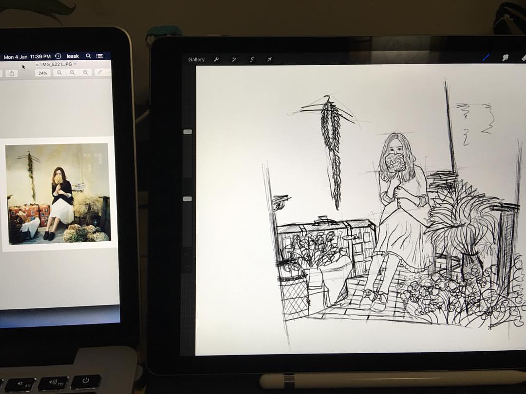 . @fanfan Apple Pencil Testing 2nd :) (at 深圳龙岗)