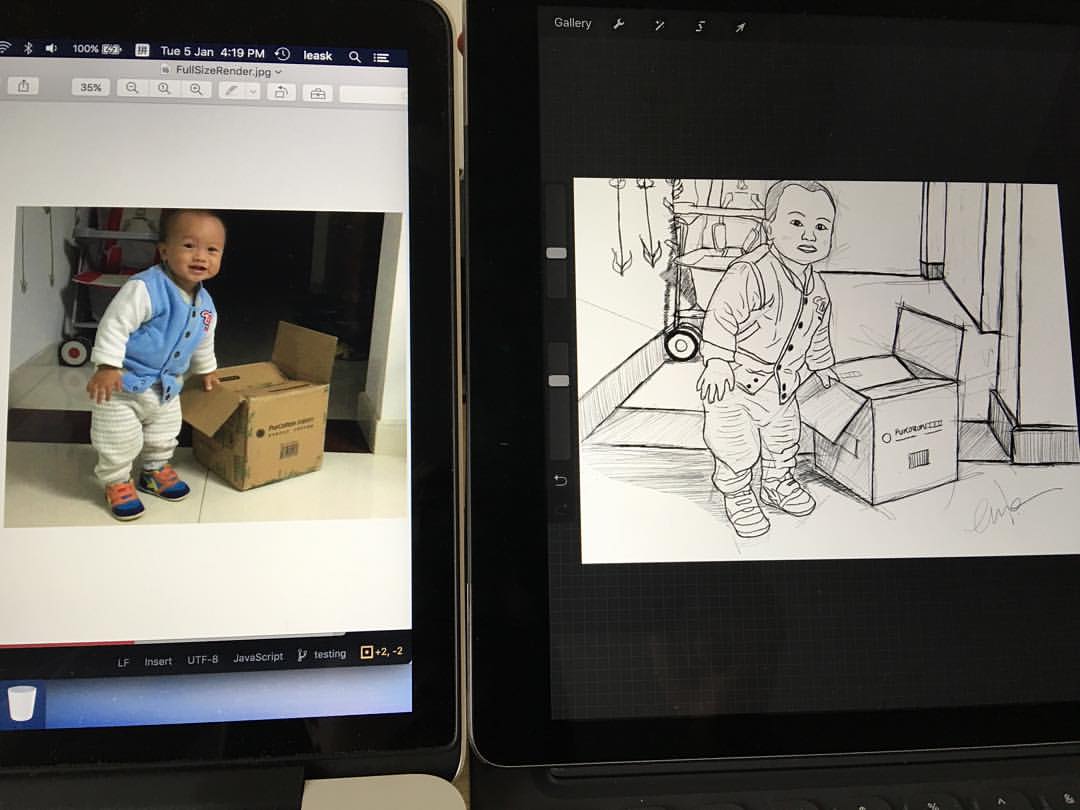 Apple Pencil Testing 3rd :) (at 深圳龙岗)