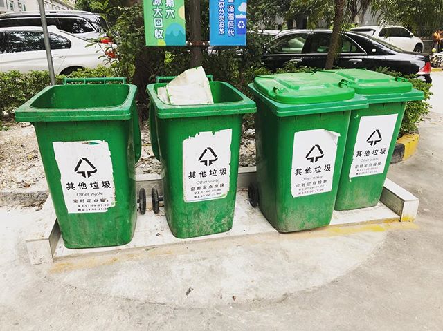 绝对不是个例，这垃圾分类，每一个社区都是这样操作的。我算服了。好环保啊。好赞！😂 — view on Instagram http://bit.ly/2F...